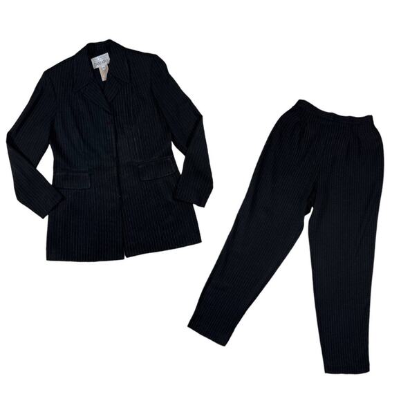Dani MAX Jackets & Blazers - Dani MAX Black Pant Suit | Size 10